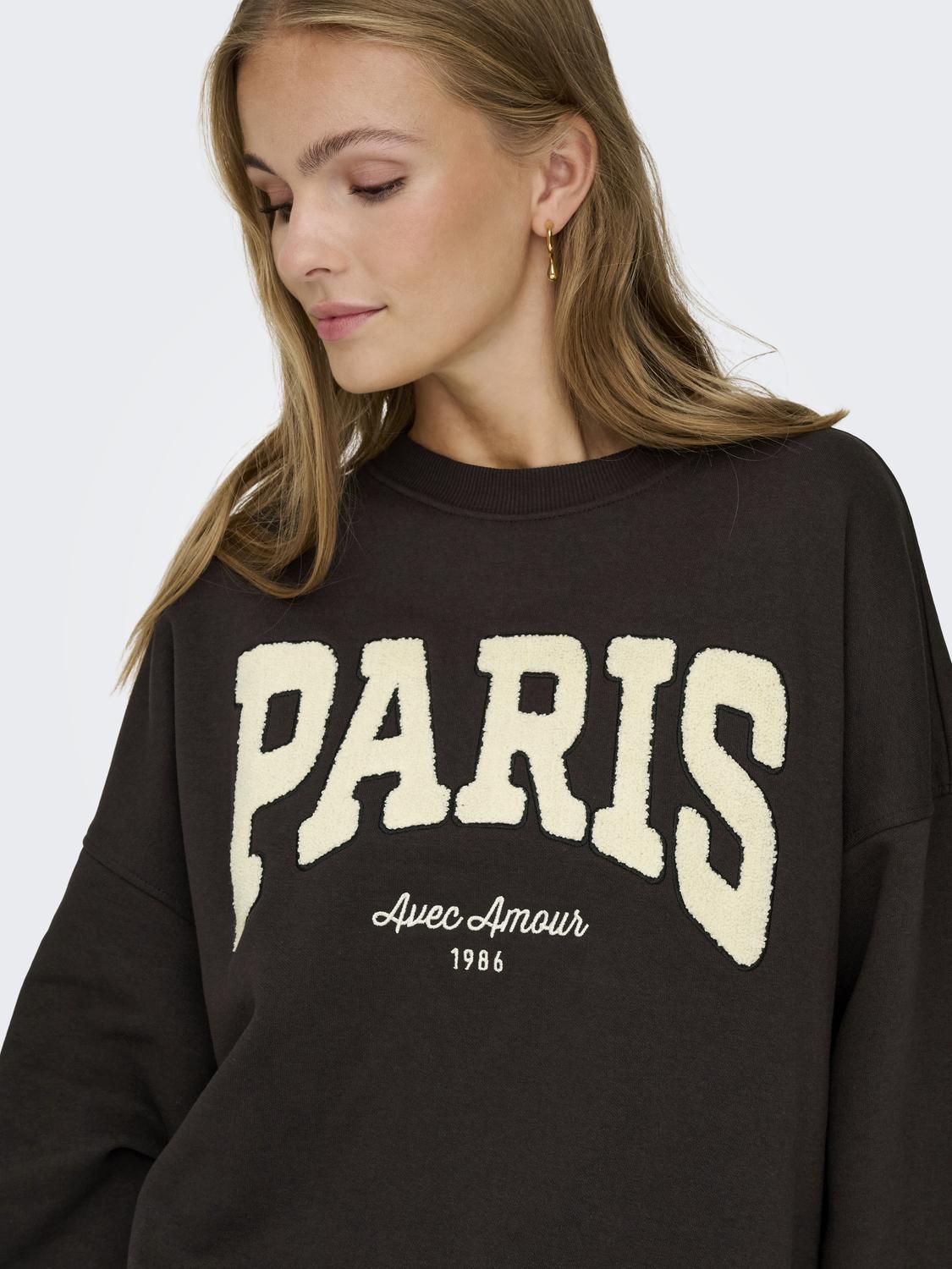 Jdymesa L/S O-Nk Emb Sweat