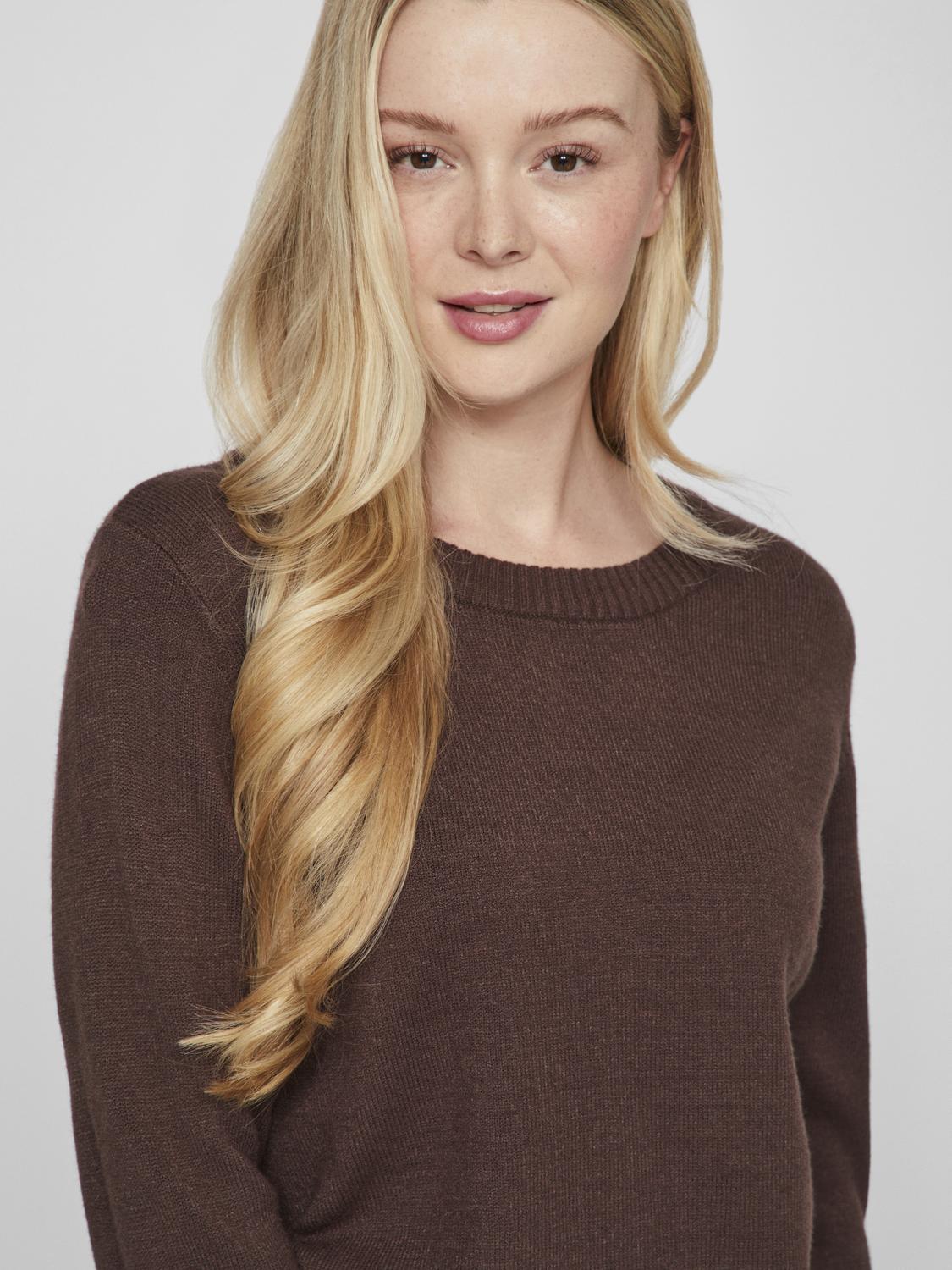 Viril O-Neck L/S  Knit Top