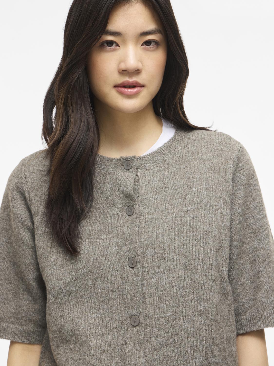 Viliga 2/4 O-Neck Knit Cardigan