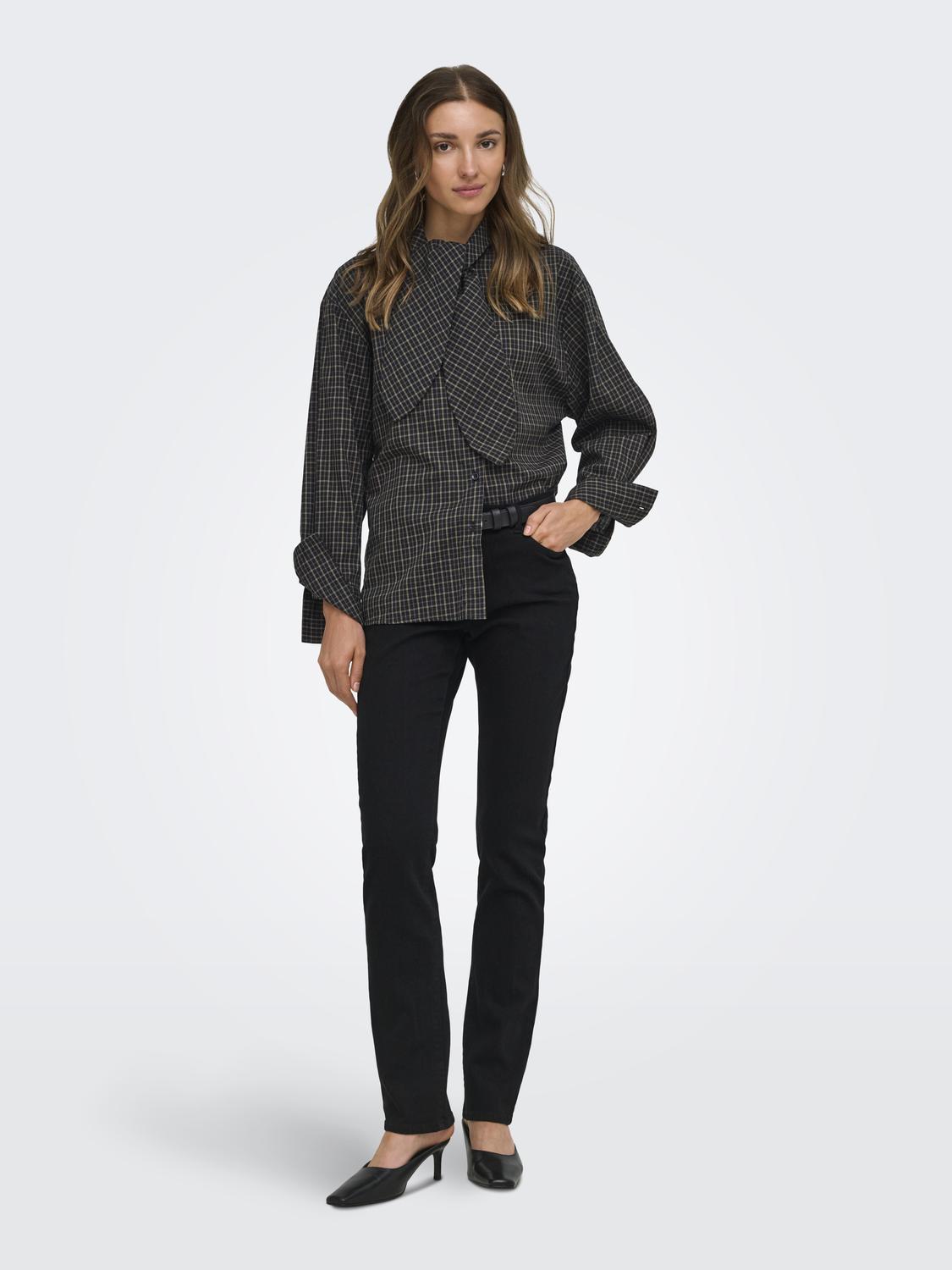 Jdyvilda L/S Scarf Shirt Wvn N