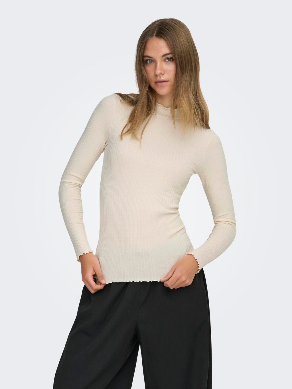 Jdyfransiska L/S Hi-Nck Top Jr