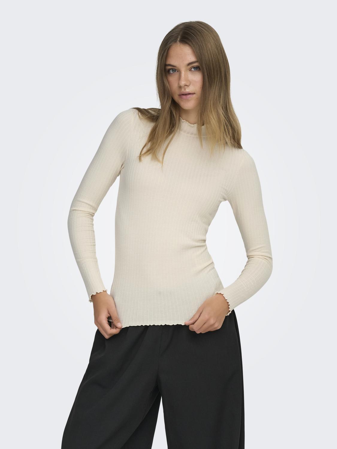 Jdyfransiska L/S Hi-Nck Top Jr