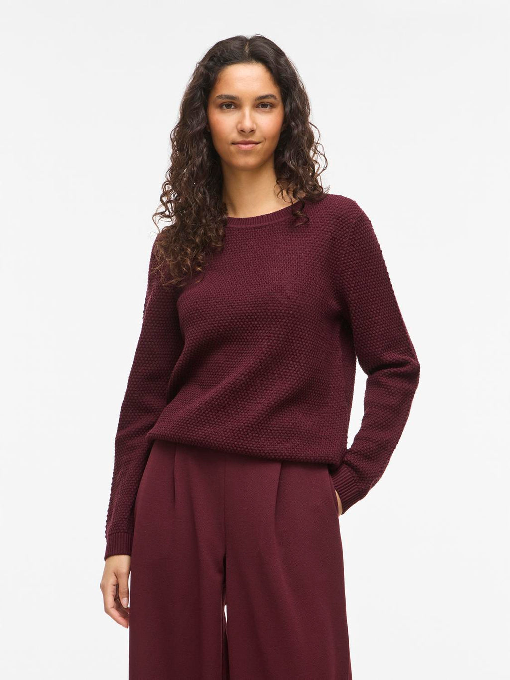 Vidalo O-Neck Knit Top