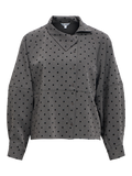Objmaxine L/S High Neck Shirt
