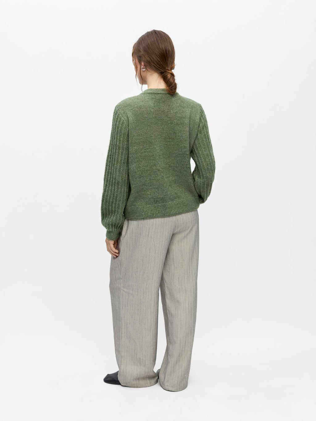 Objflora Knit Button Cardigan