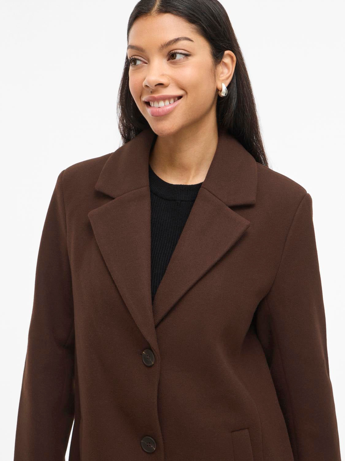 Viclaudia Button Coat