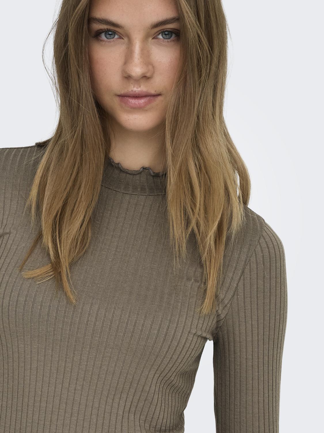 Jdyfransiska L/S Hi-Nck Top Jr