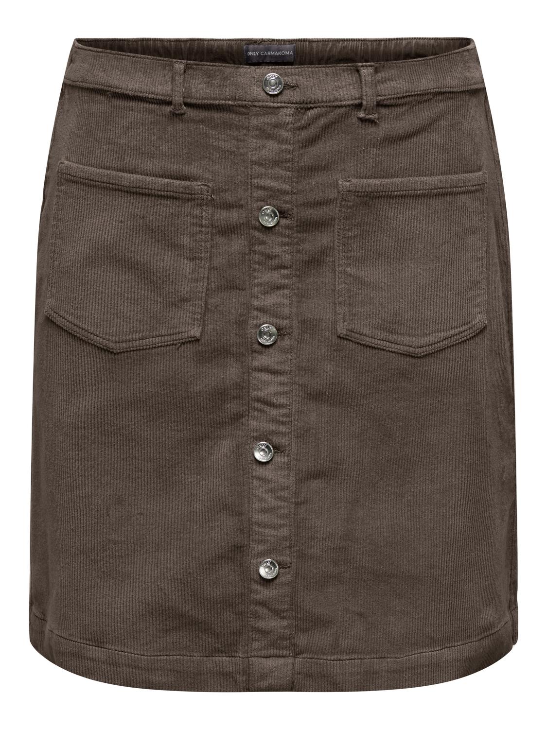 Caramazing Pull Up Cord Skirt