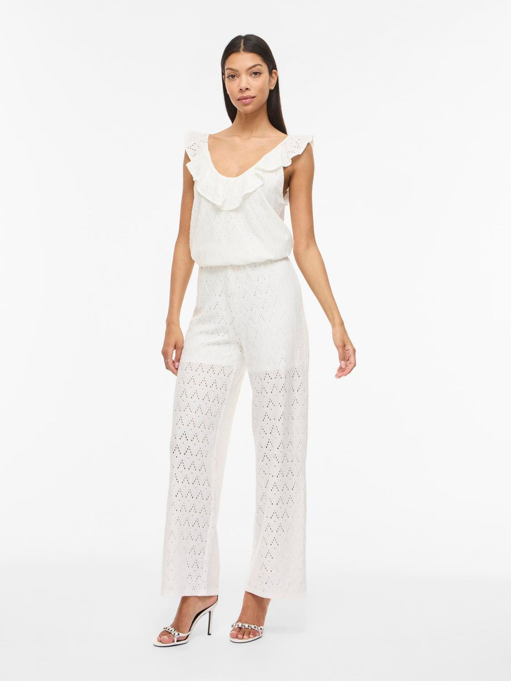Viamalina V-Neck S/L Flounce