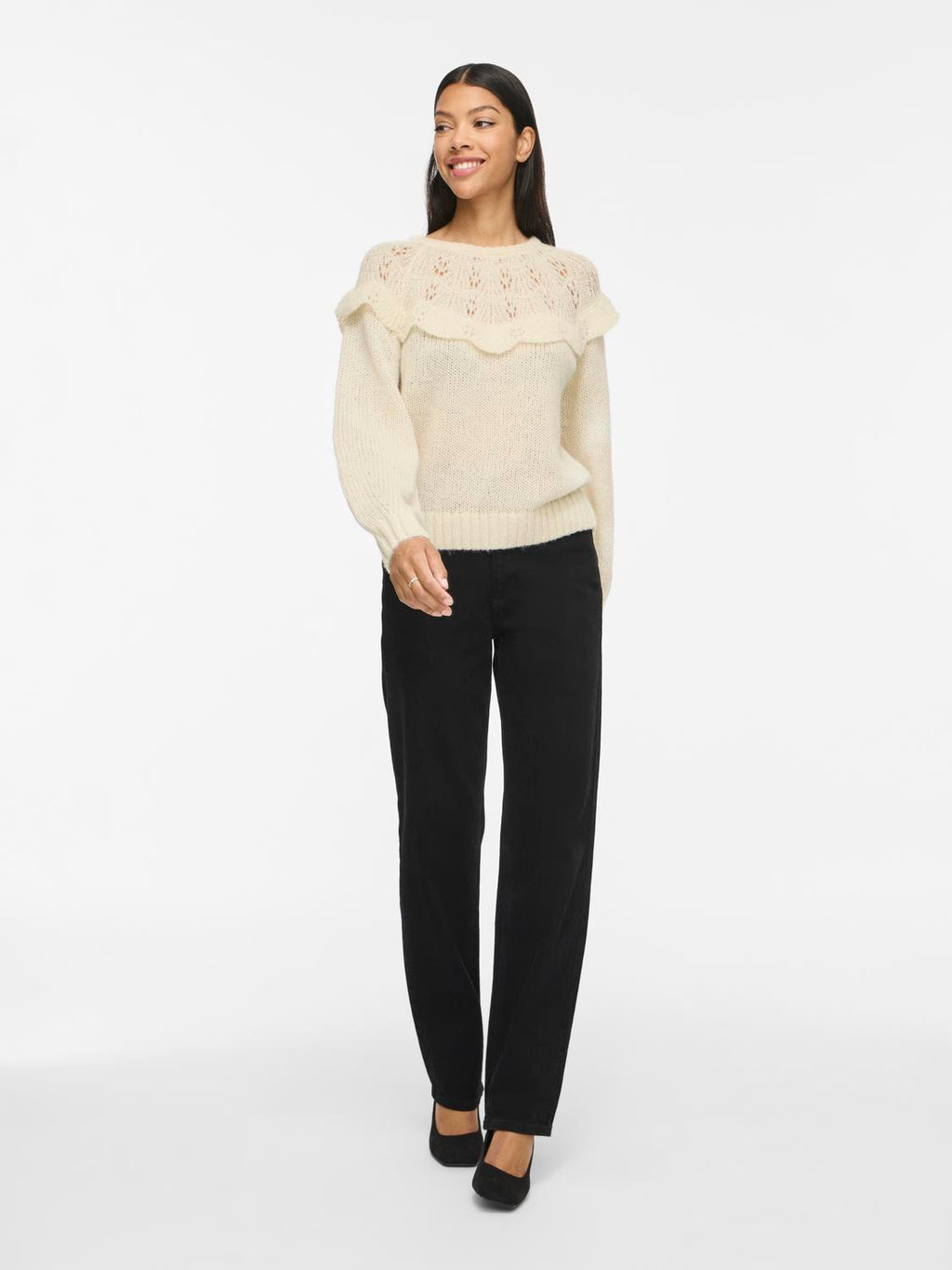 Vimoyano O-Neck Knit Top