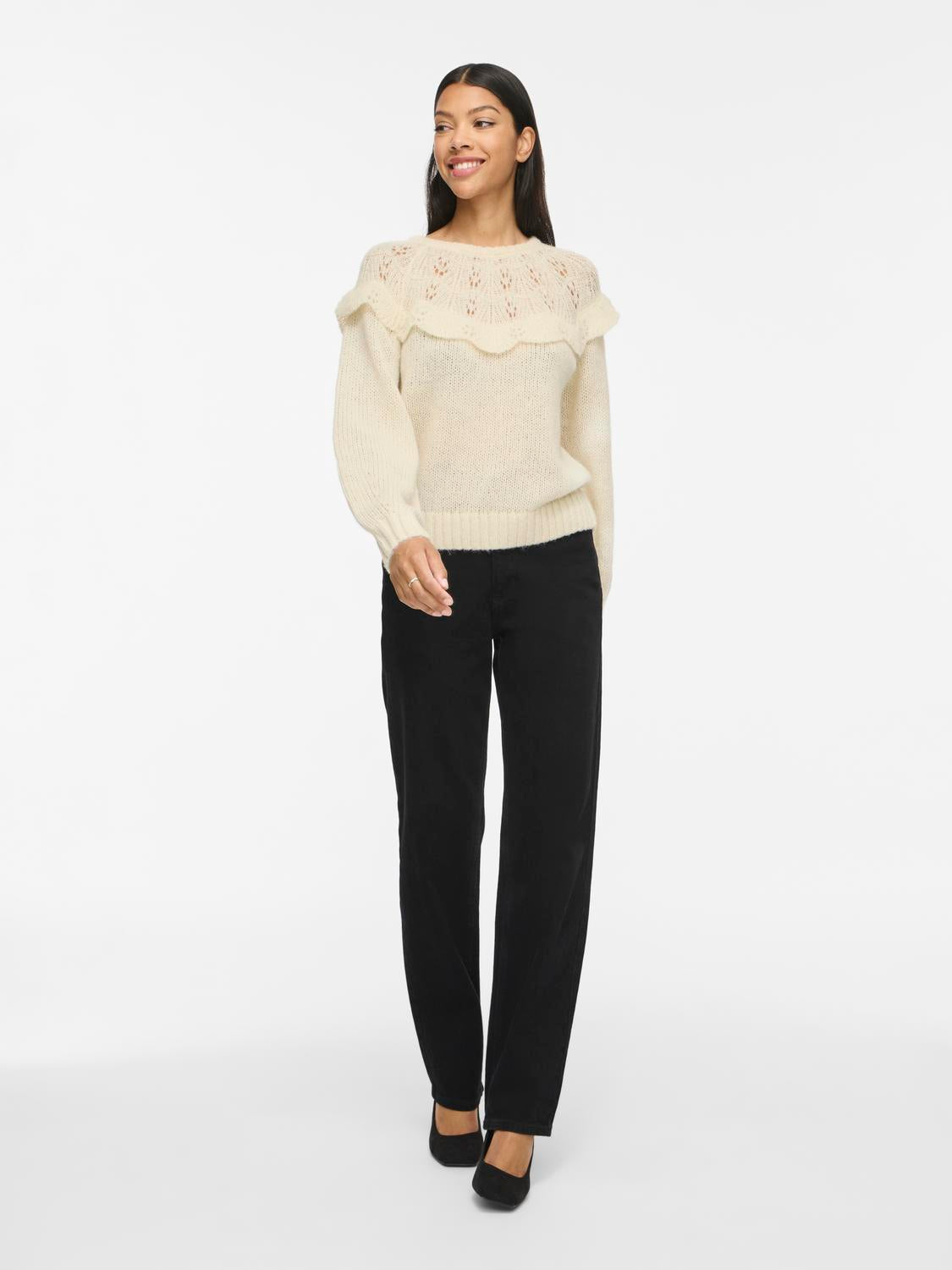 Vimoyano O-Neck Knit Top