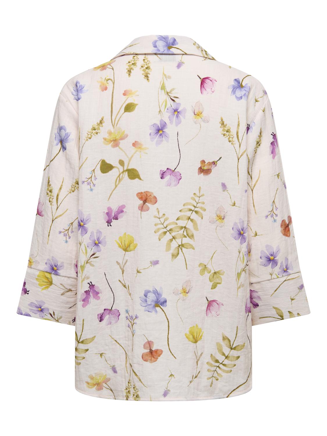 JDYVIOLA 3/4 SHIRT GARDEN FLOW