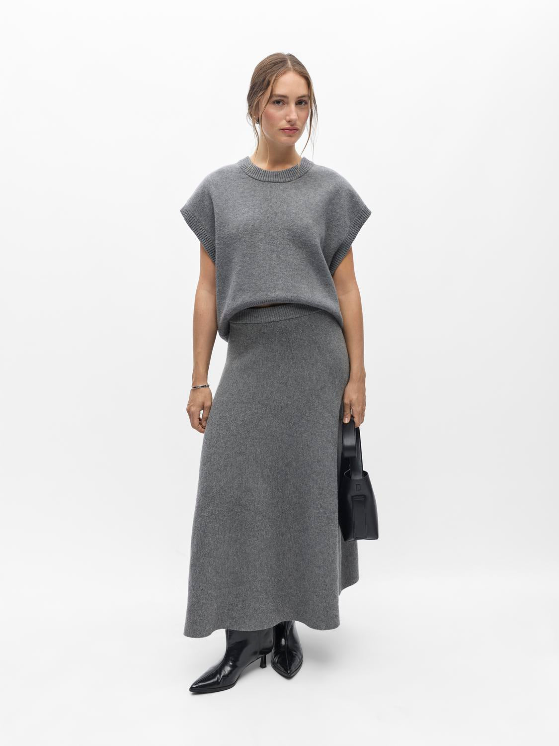 Objitone Knit Ankle Skirt