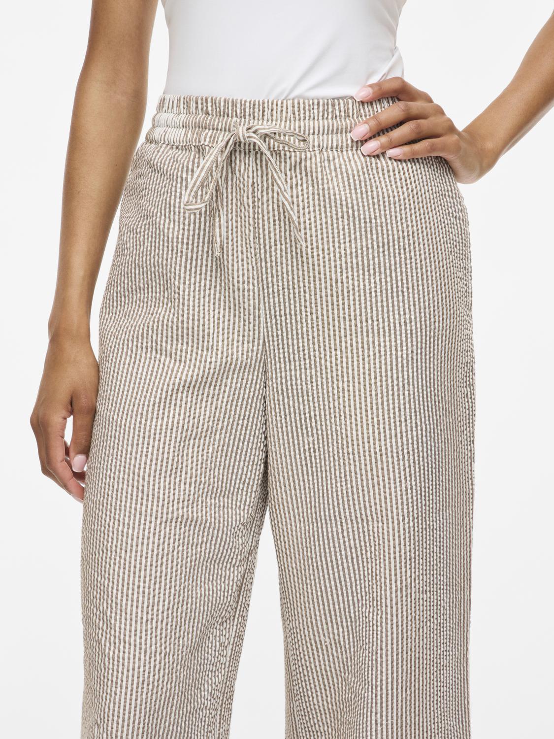 VIKALEA PANT STRIPE BROWN BUKS