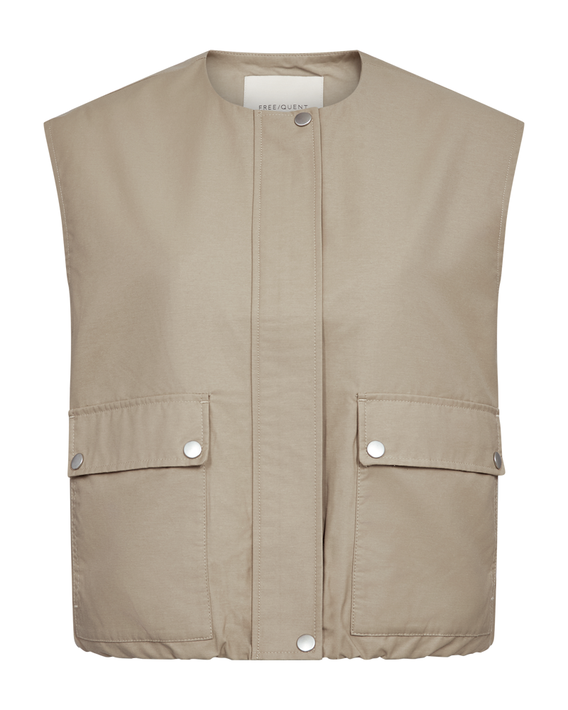 FQCANA waistcoat silver mink