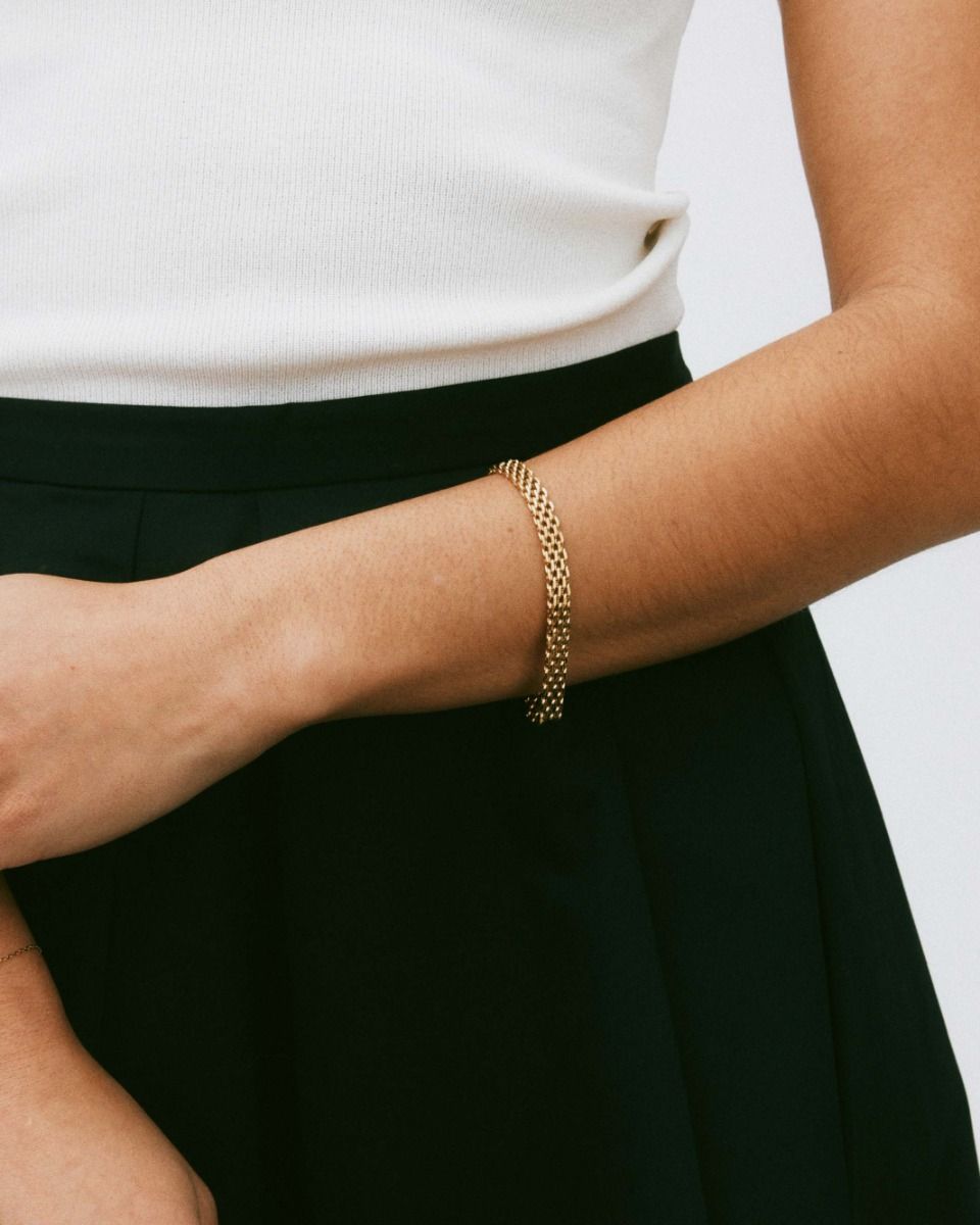 Lana bracelet gold larg