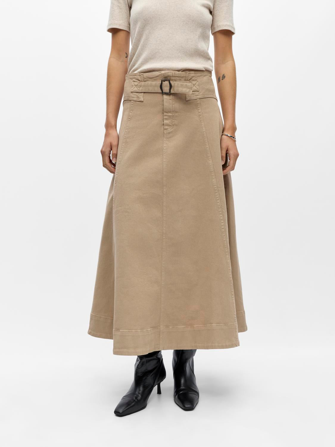 Objsina Hw Long A-Shape Skirt