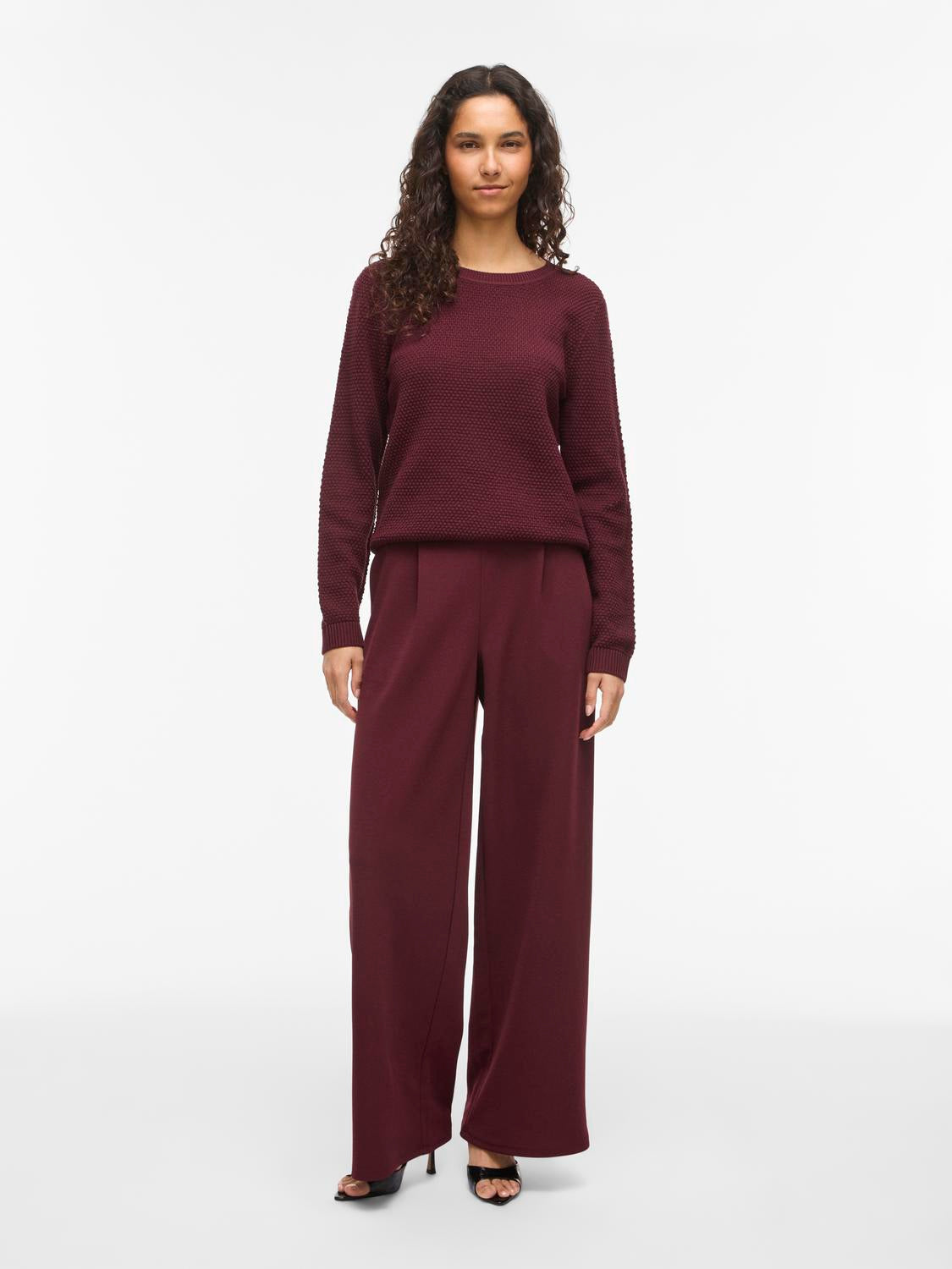 Vidalo O-Neck Knit Top