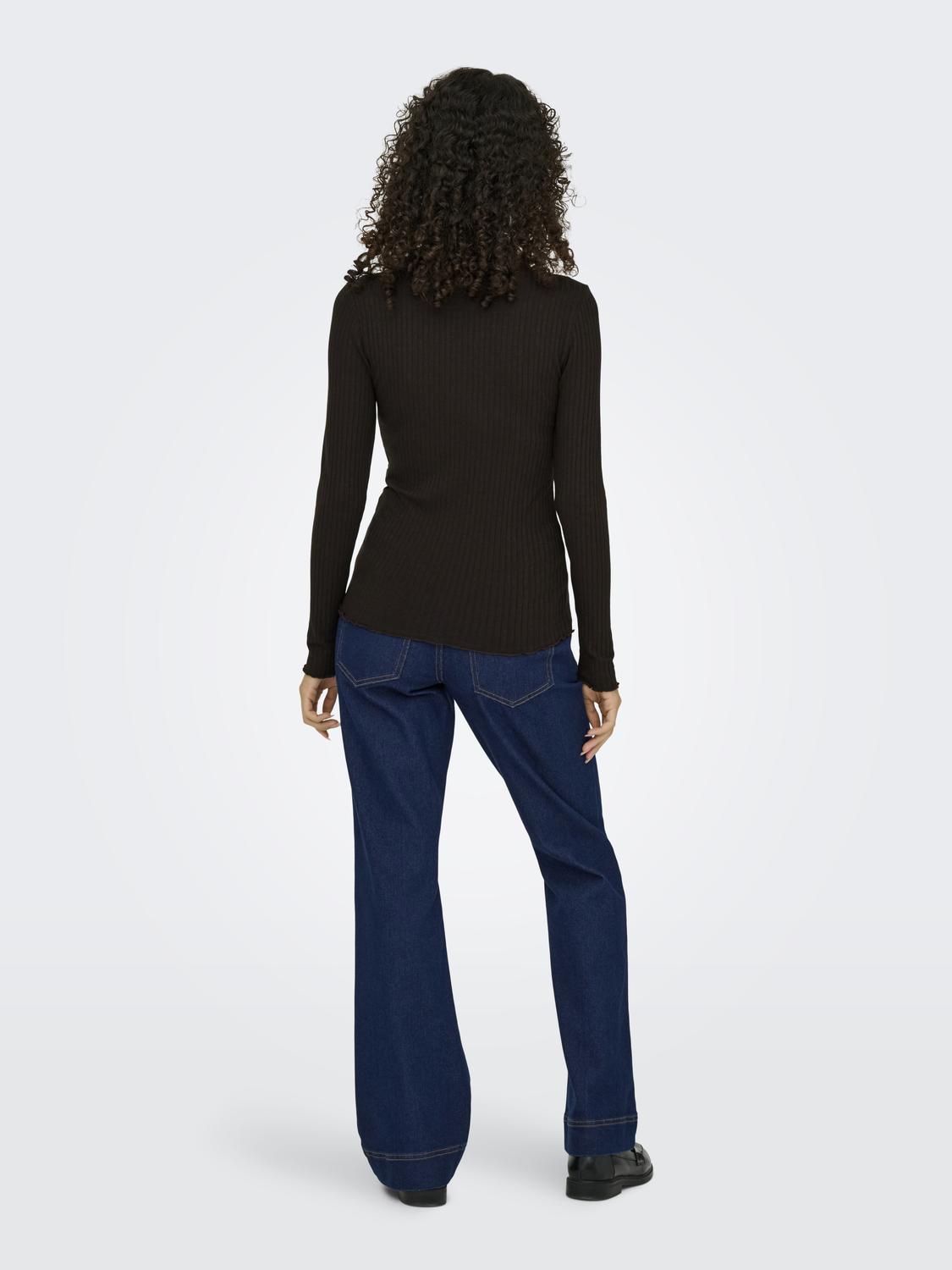 Jdyfransiska L/S Hi-Nck Top Jr