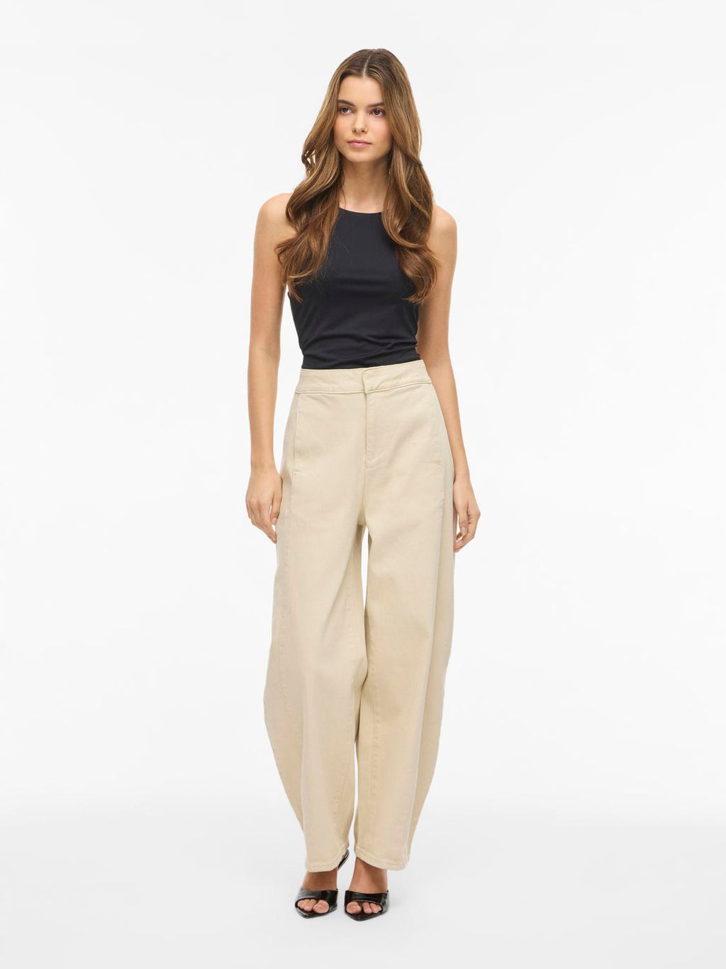 Vichia Hw Barrel Jeans