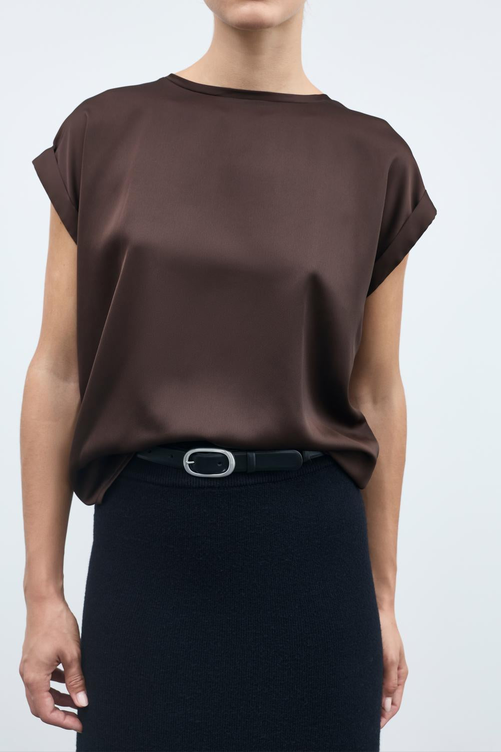 Viellette S/S Satin Top