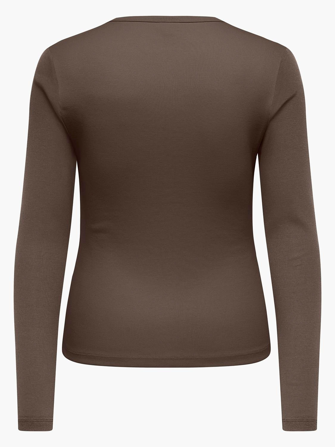 CARVAL L/S O-NECK TOP