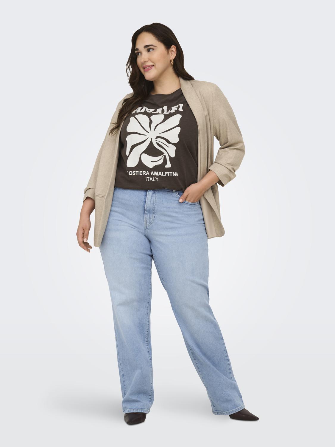 Caresma Ss O-Neck Jeans Fit T-Shirt