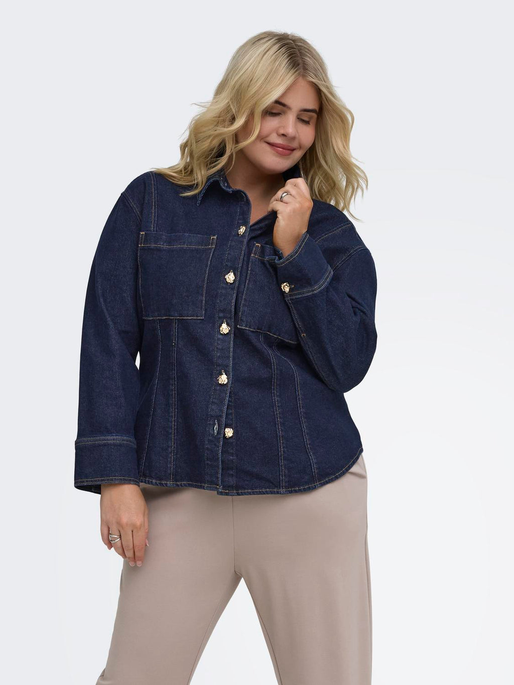 Carbelinda Fitted Dnm Shirt