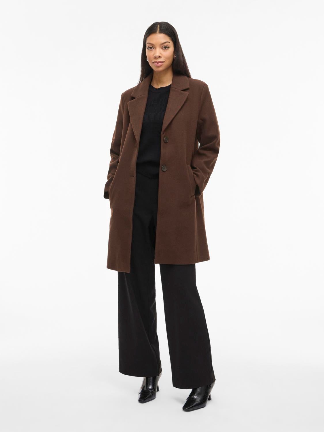 Viclaudia Button Coat