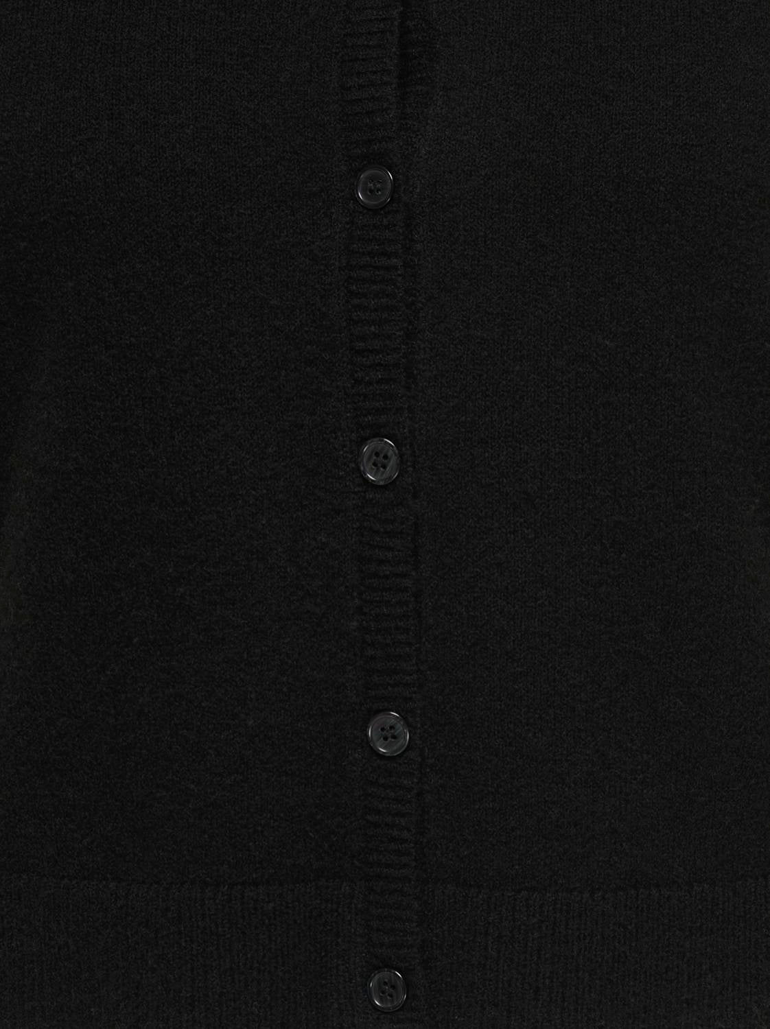 Carally S/L V-Neck Vest Knt