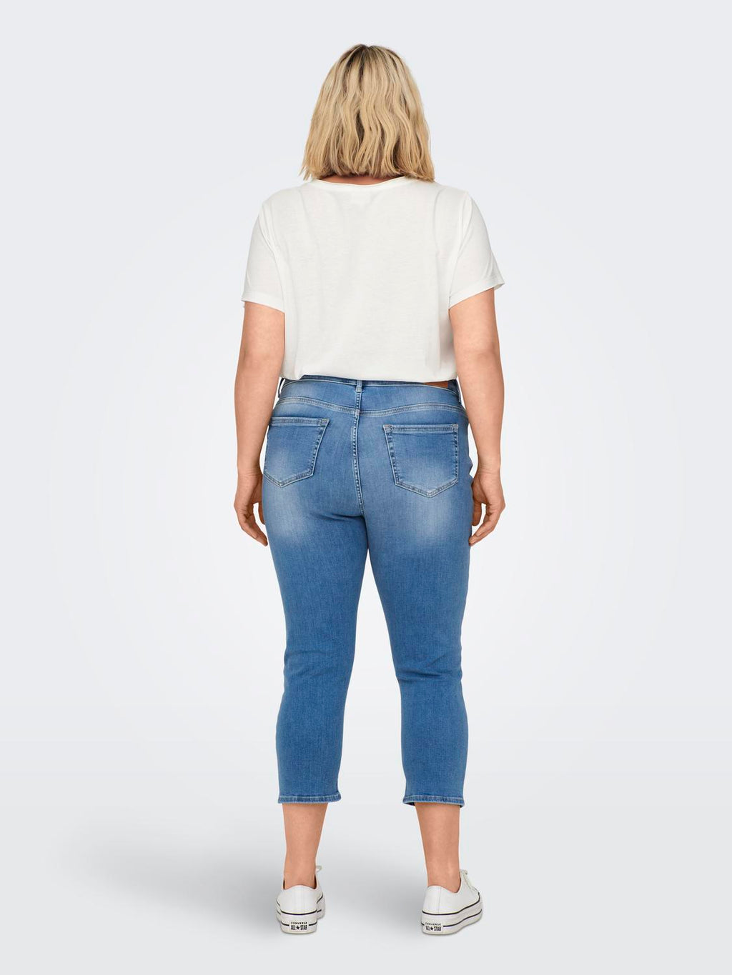 CARWILLY DENIM CAPRI PLUS