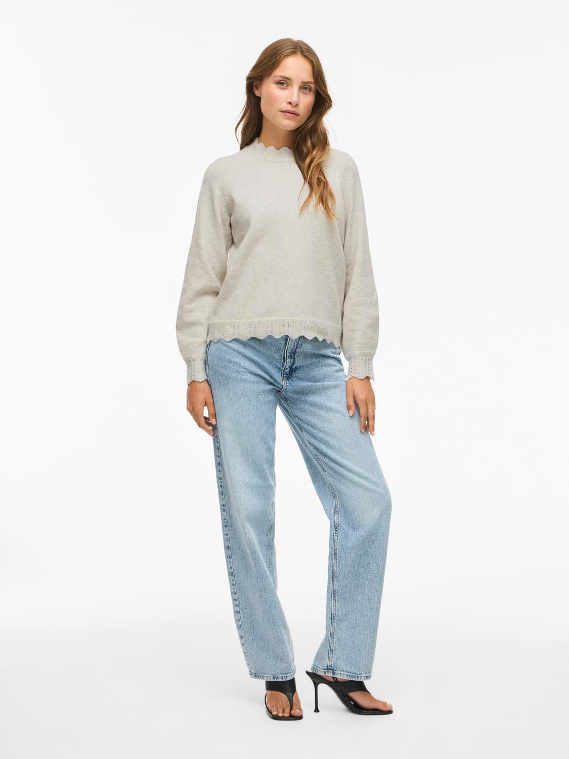 Vinikolina O-Neck L/S Knit Top