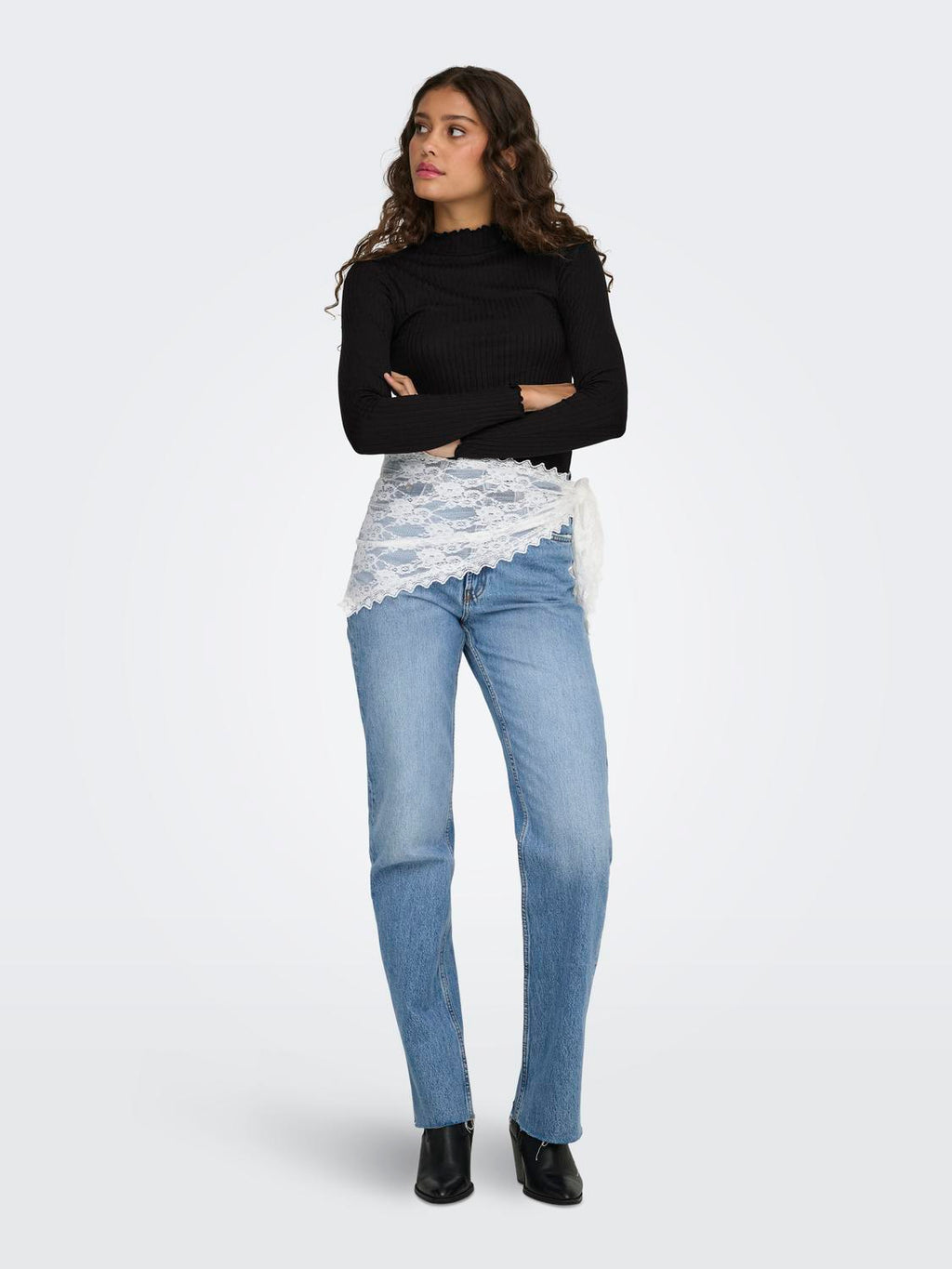 Jdyfransiska L/S Hi-Nck Top Jr