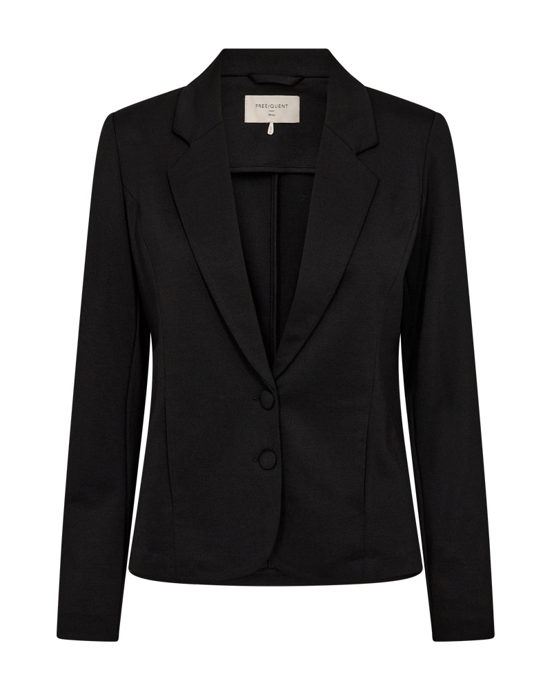 FQNANNI - FIGURSYET BLAZER - SORT