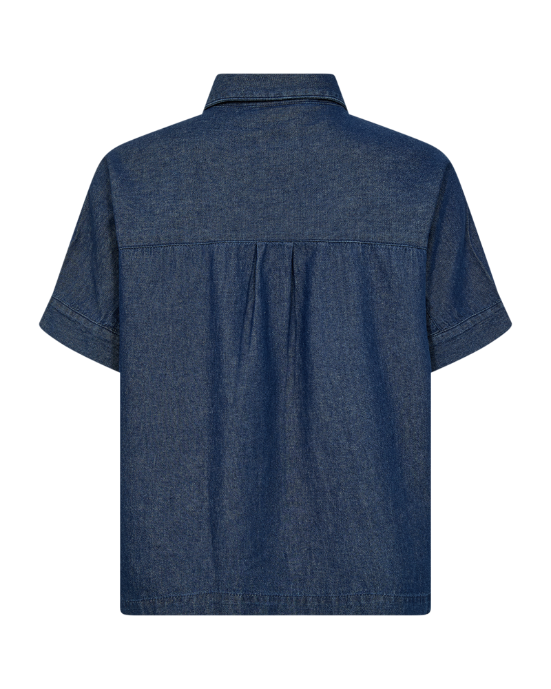 FQESRONDA SHIRT DARK BLUE DENIM