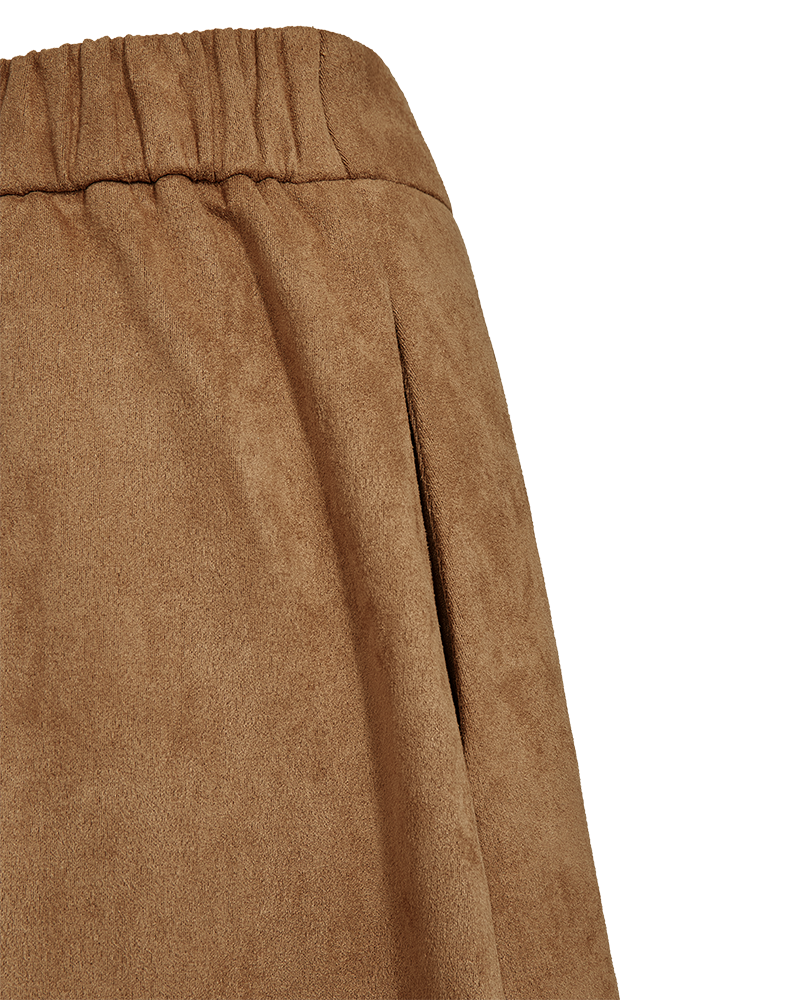 FQDUVA nederdel fake suede thrush