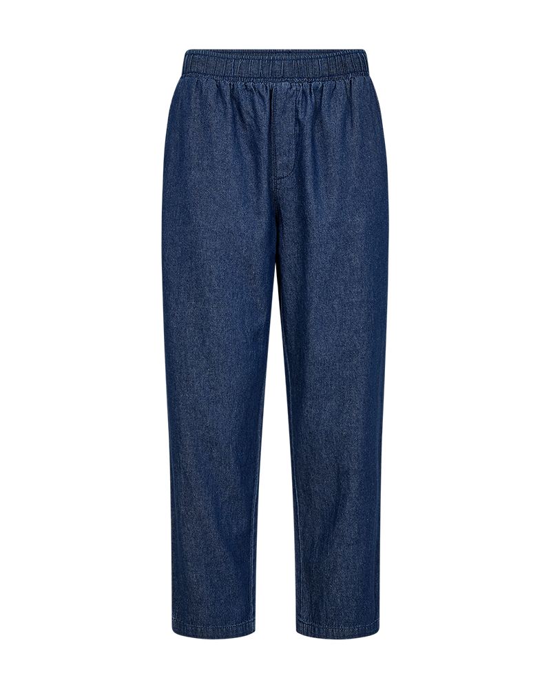 FQESRONDA PANTS DARK BLUE DENIM