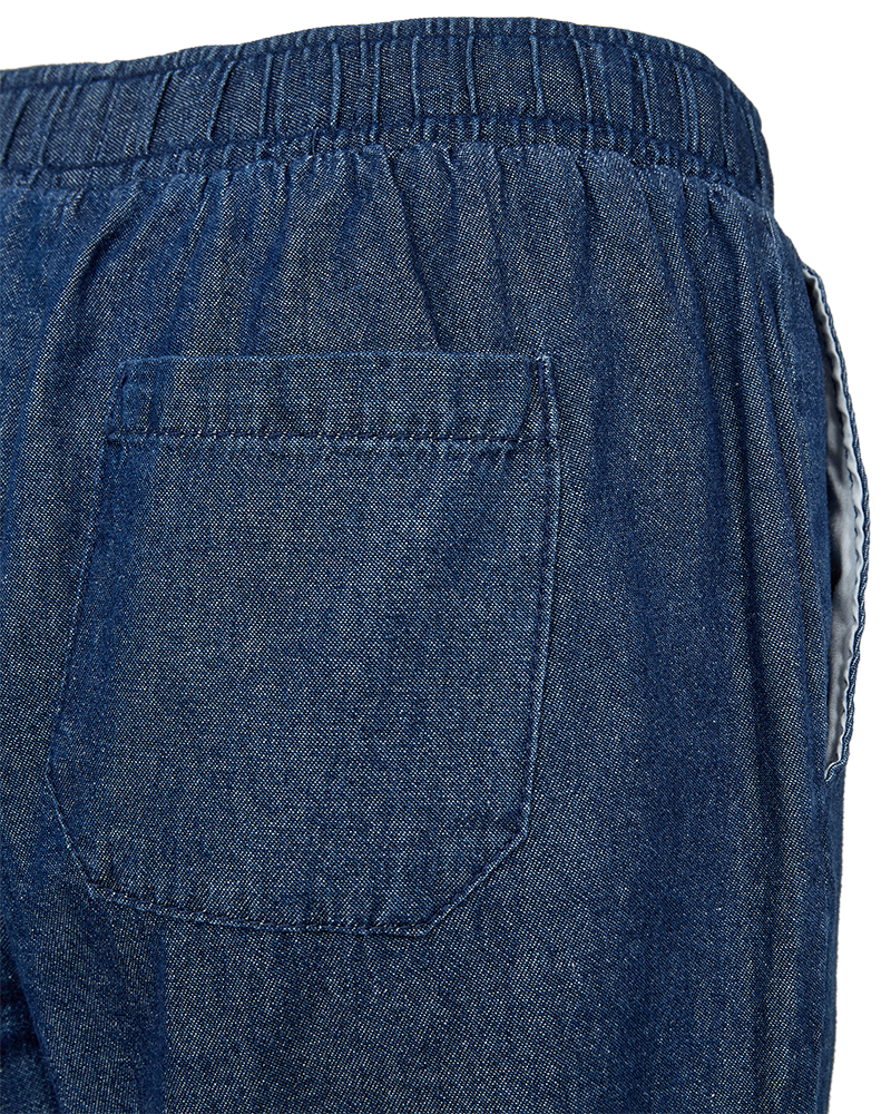 FQESRONDA PANTS DARK BLUE DENIM