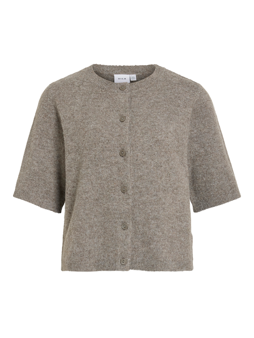 Viliga 2/4 O-Neck Knit Cardigan