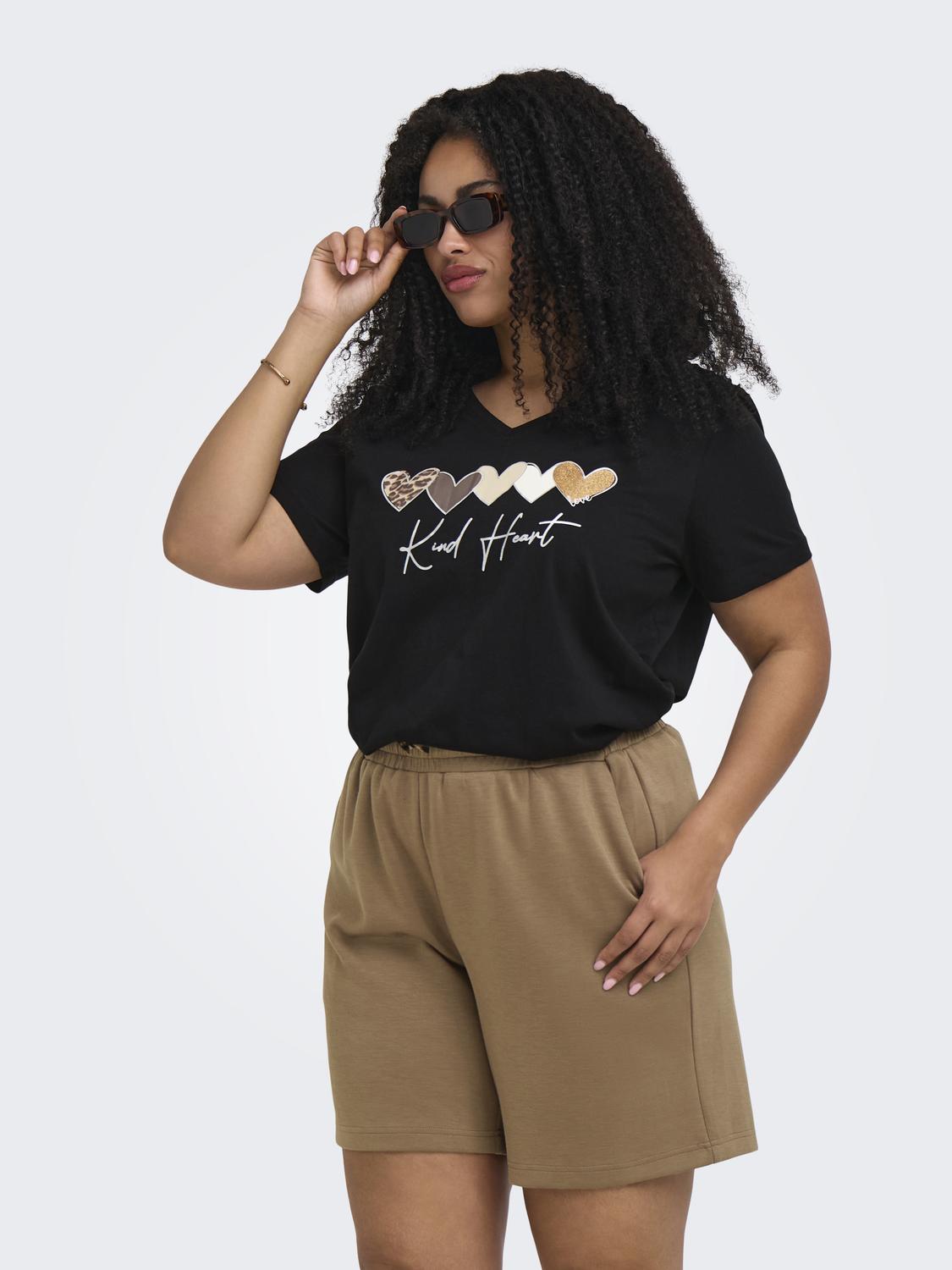 Carmaebell S/S V-Neck Reg Tee