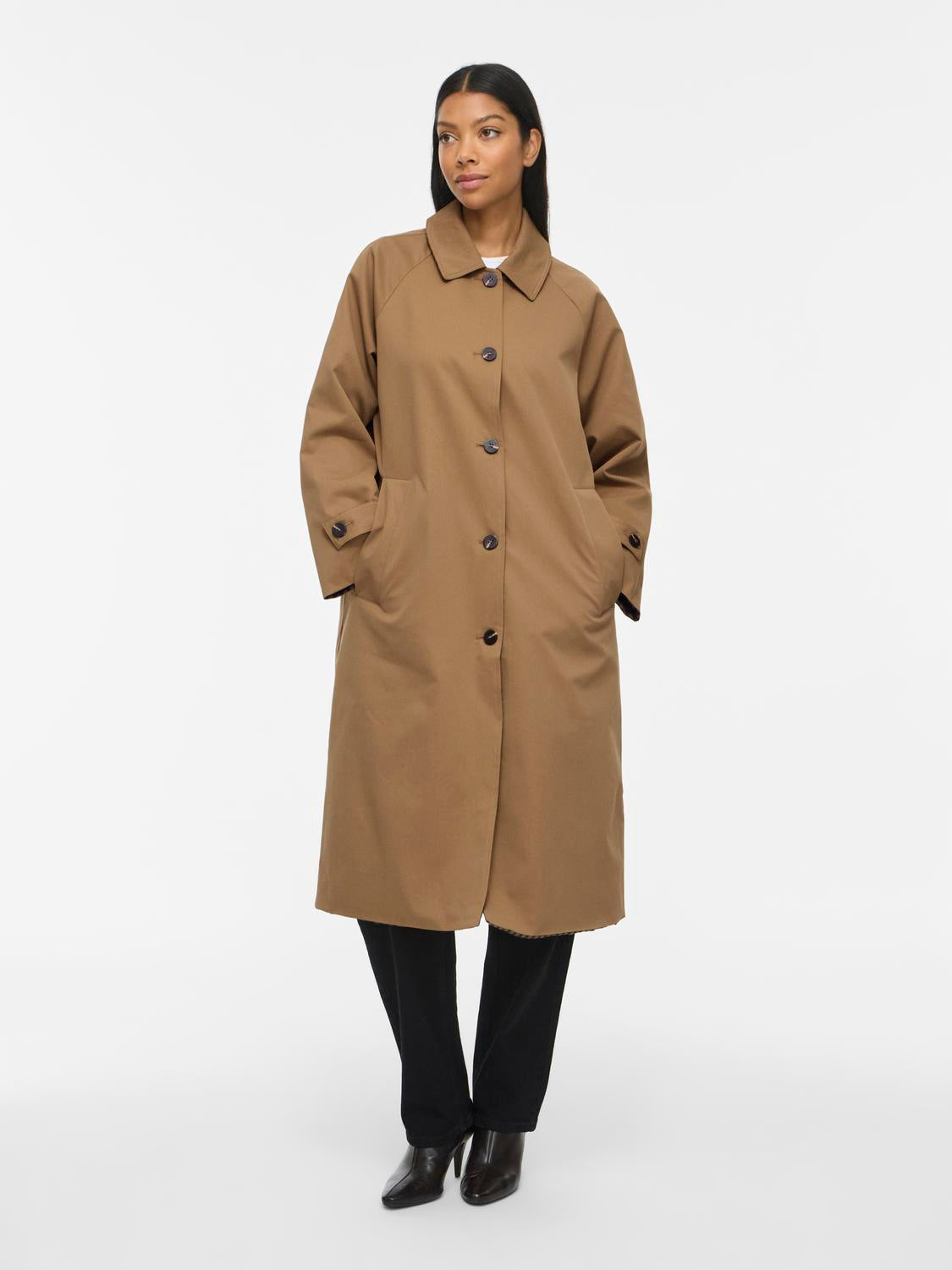 Vitenela Rev L/S Trenchcoat