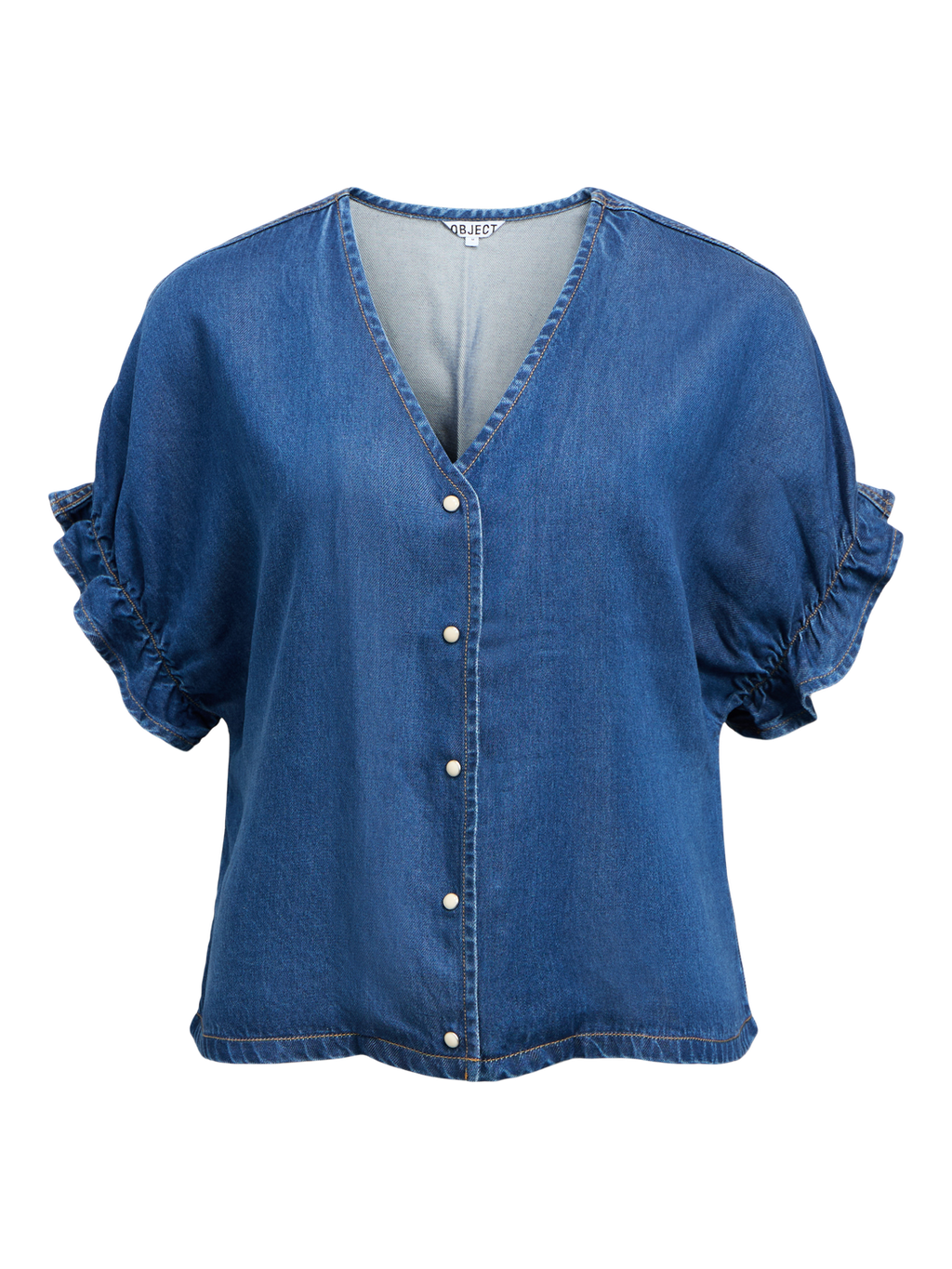 OBJFRAME 2/4 V-NECK TOP