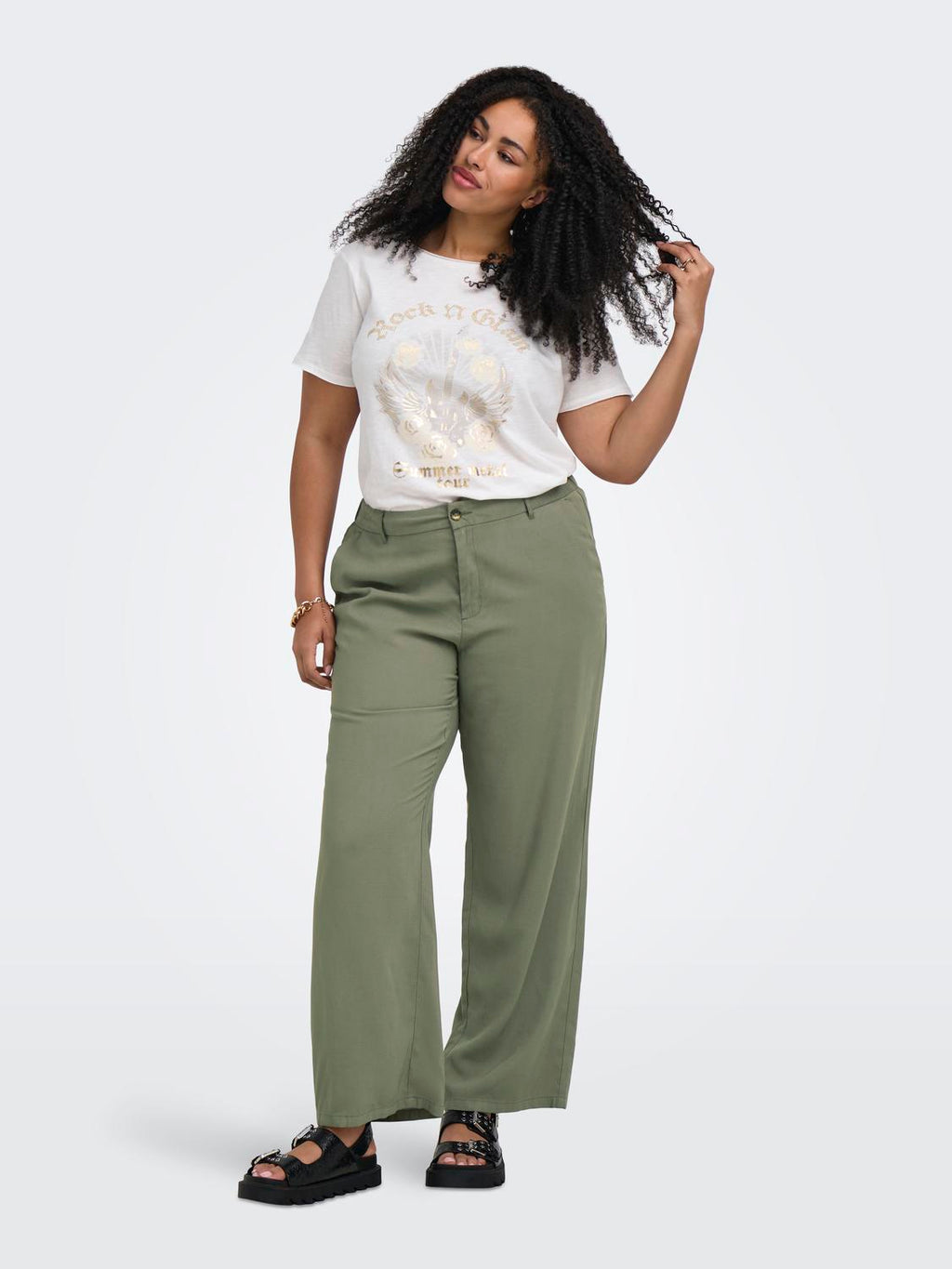 CARARIS LIFE HW STRAIGHT PANTS