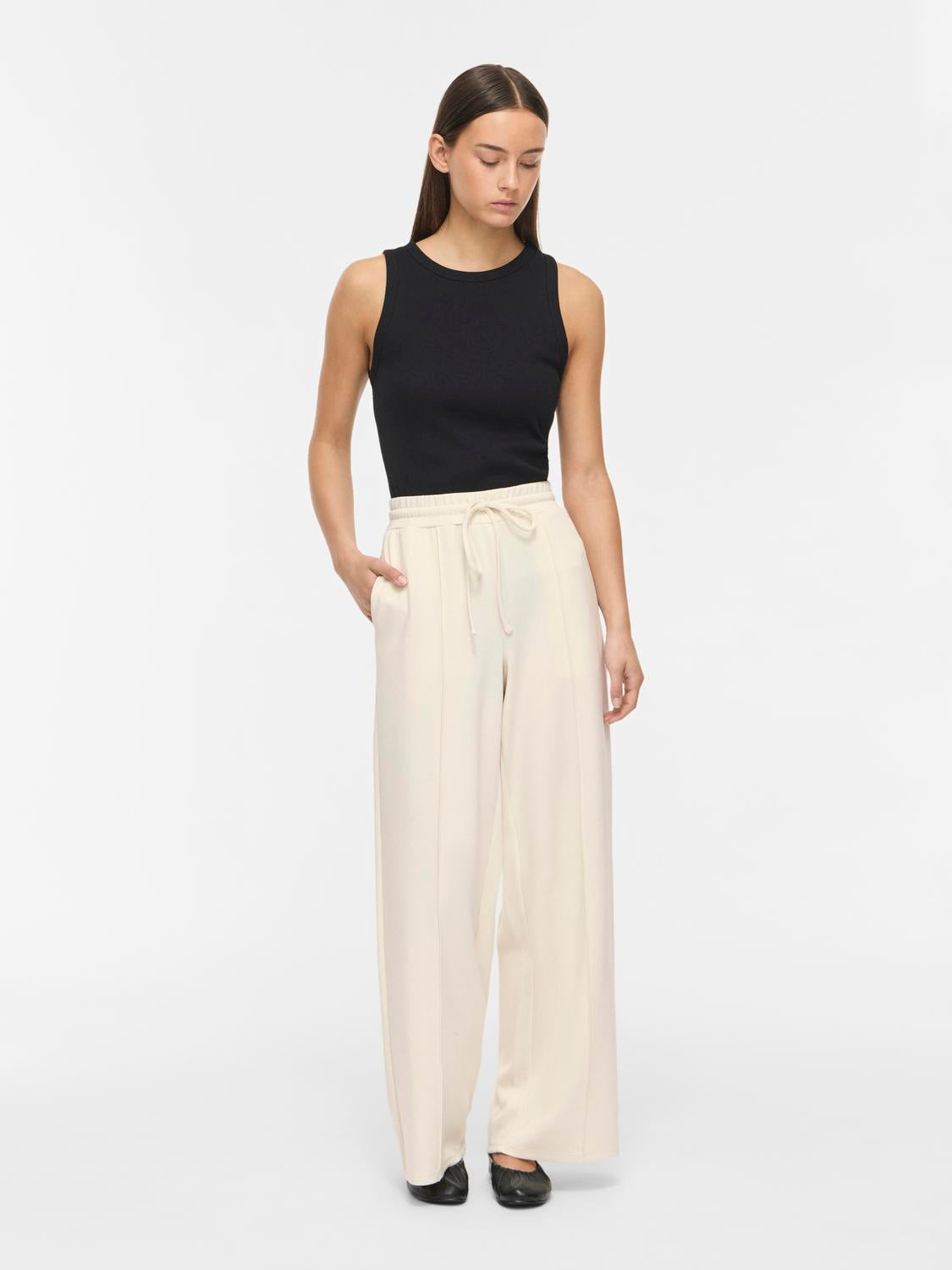Vitelana Hw Wide Sweat Pants/P
