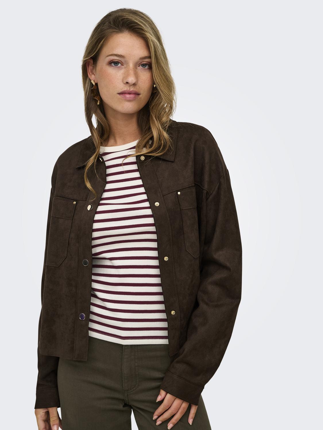Jdyjulle L/S Fake Suede Shirt