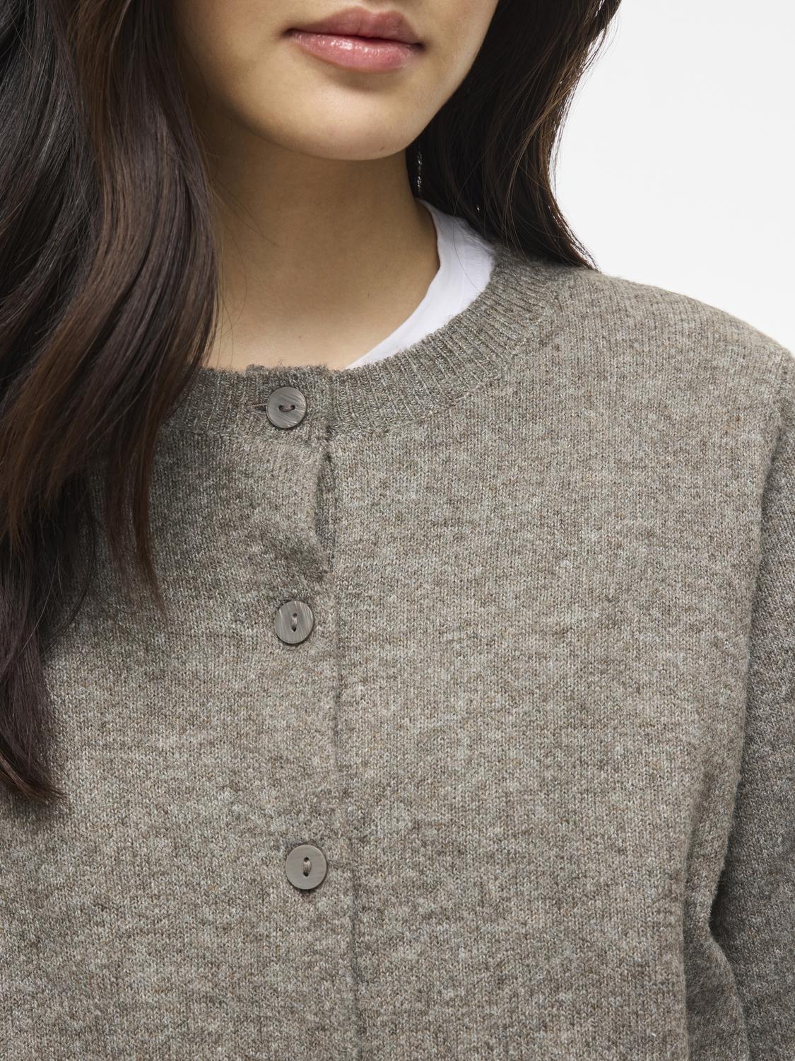 Viliga 2/4 O-Neck Knit Cardigan