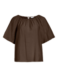 VIHEKLA BOAT NECK BLOUSE BROWN