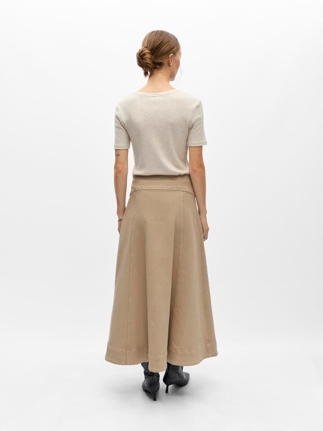 Objsina Hw Long A-Shape Skirt