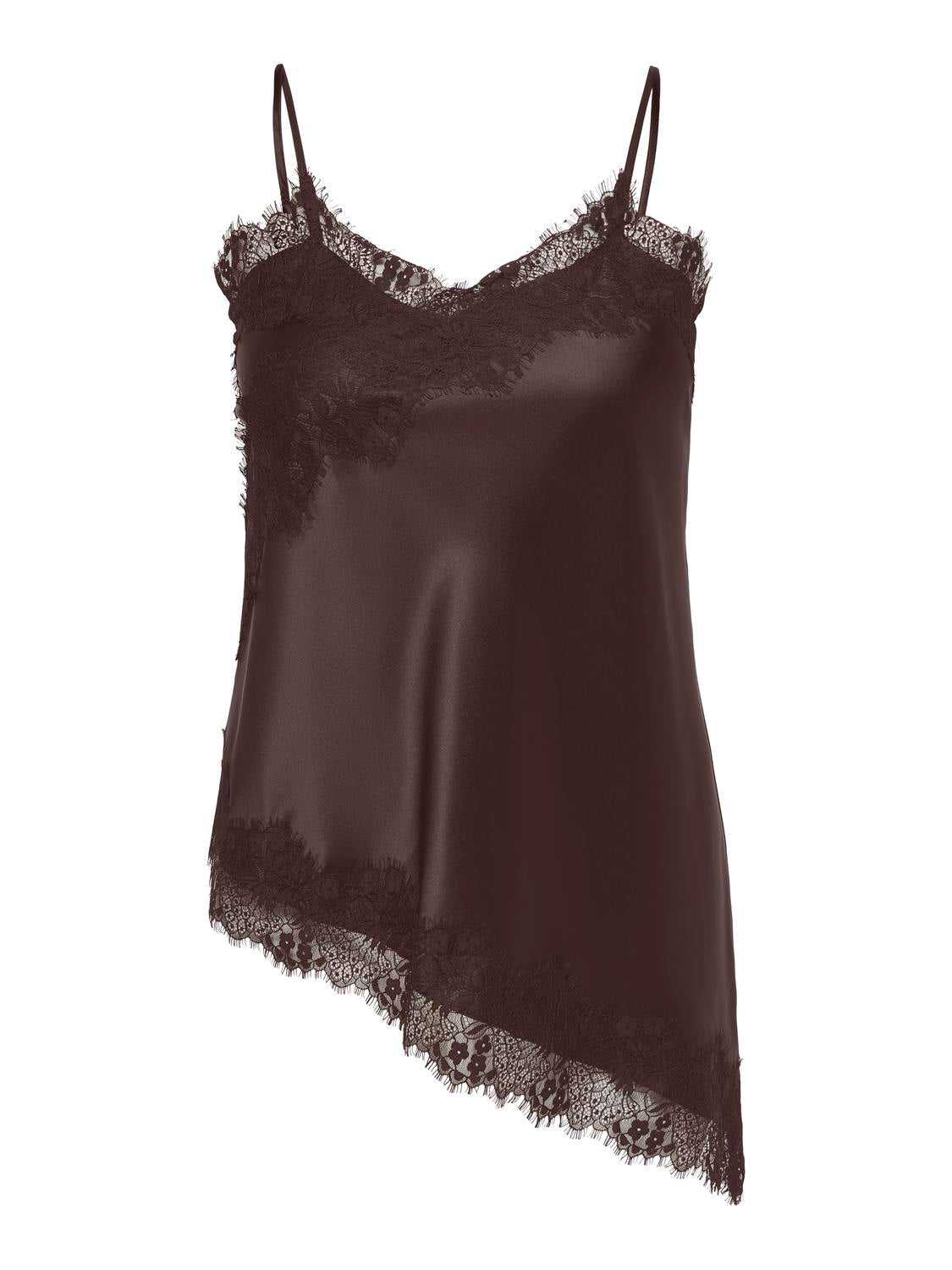 Carindona Strap Satin Lace Top