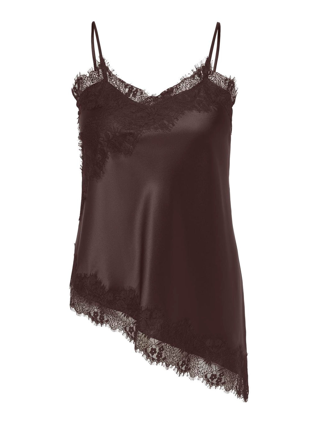 Carindona Strap Satin Lace Top